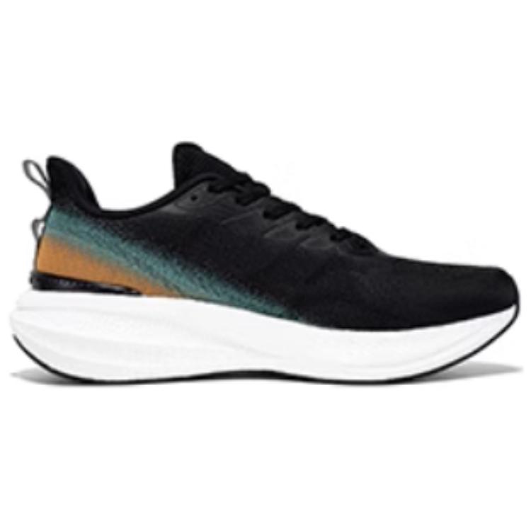 361° Slip Resistant Abrasion Resistant Low top Running Shoes Men’s Black Orange
