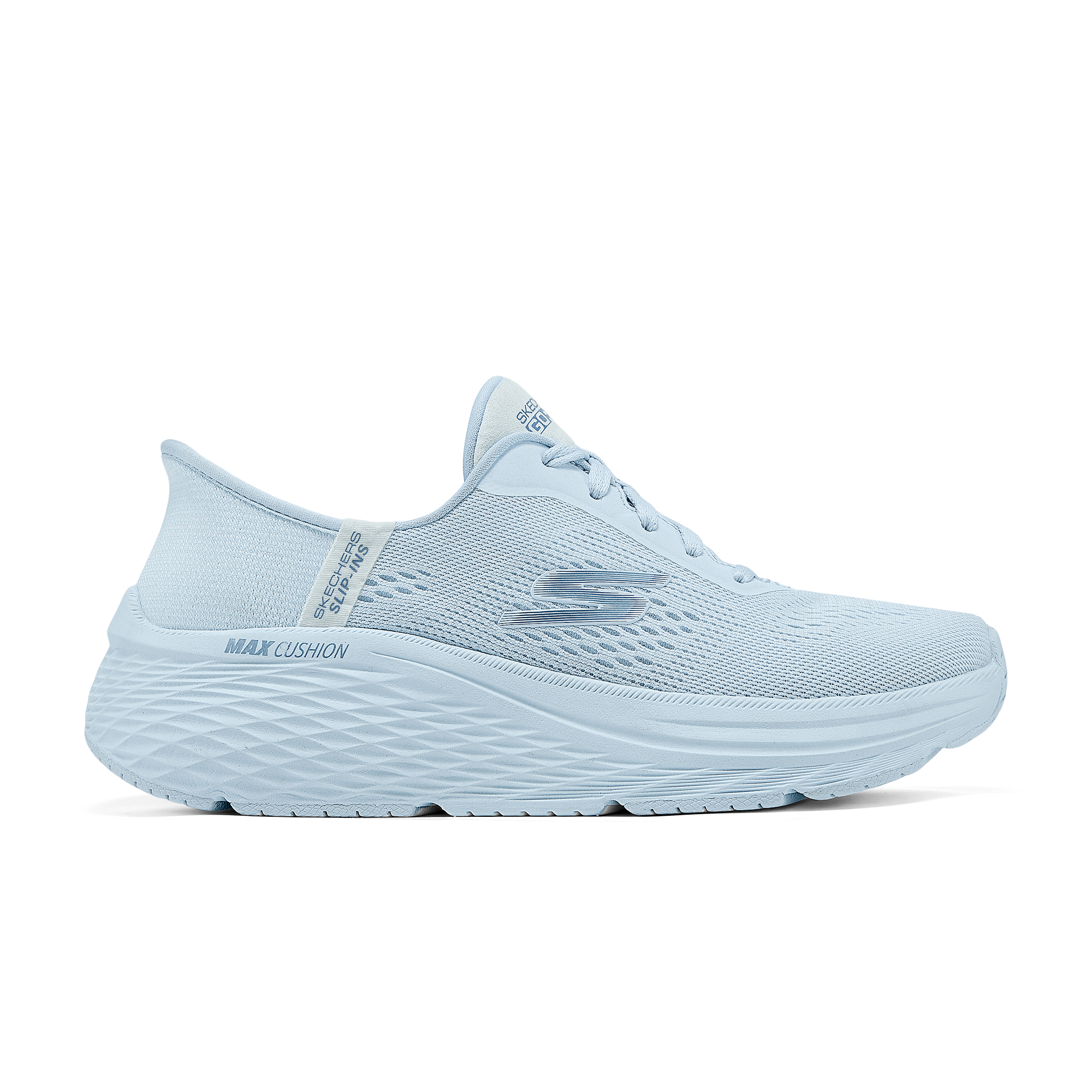 Skechers Max Cushioning Elite 2.0 Cushioning, Wear Resistant Low top Casual Running Shoes Women’s Light Blue