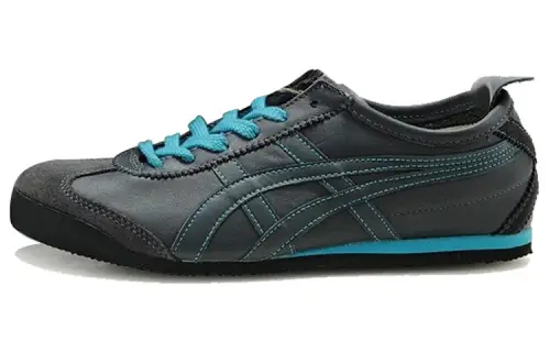 Onitsuka Tiger MEXICO 66 Trendy Cushioning Slip Resistant Abrasion Resistant Low top Running Shoes Men's Blue Black