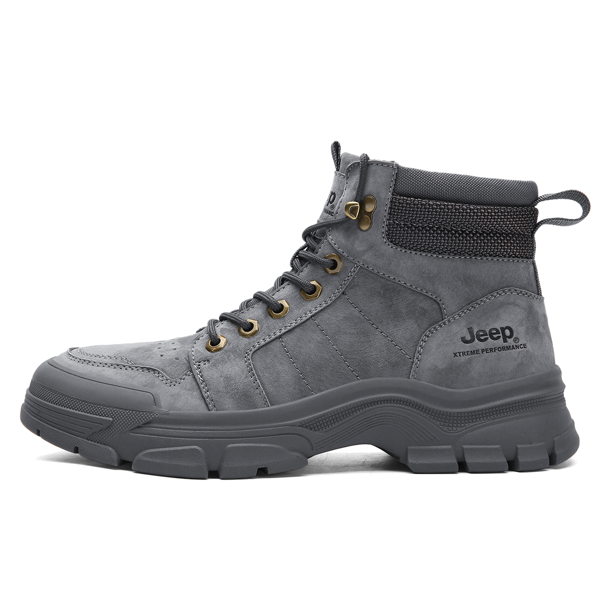 Jeep High top Outdoor Shoes Men’s Gray