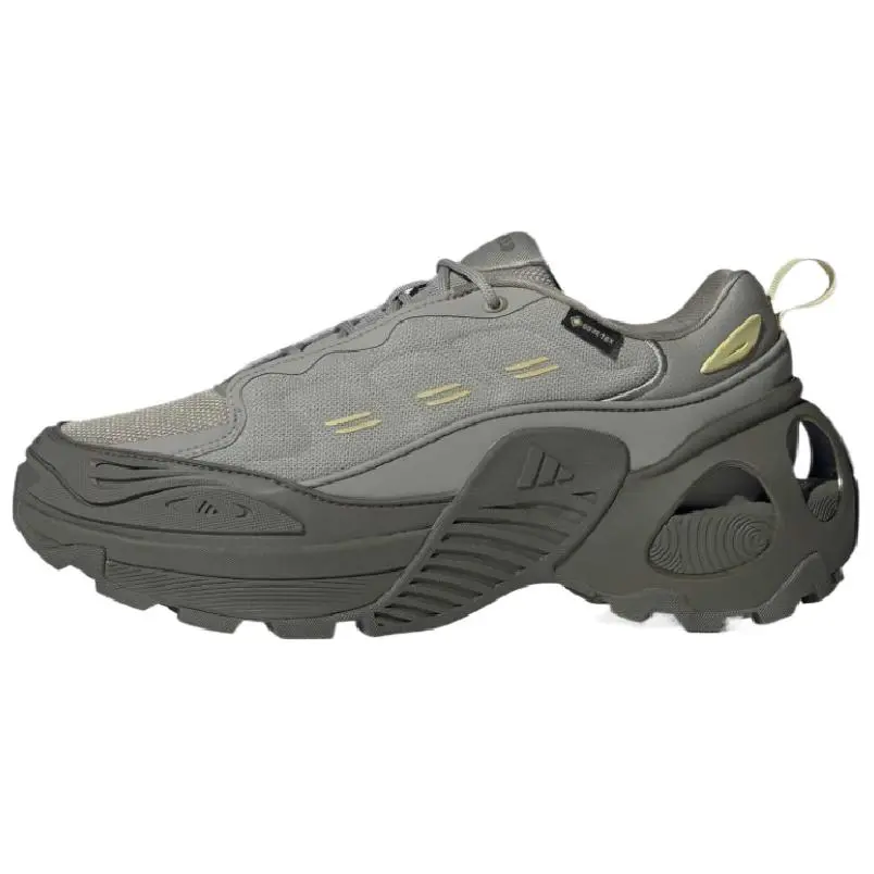 Adidas Wonder Runner Slip Resistant Low top Running Shoes Unisex Strata Olive Green Light Gold Pebble Silver Gray