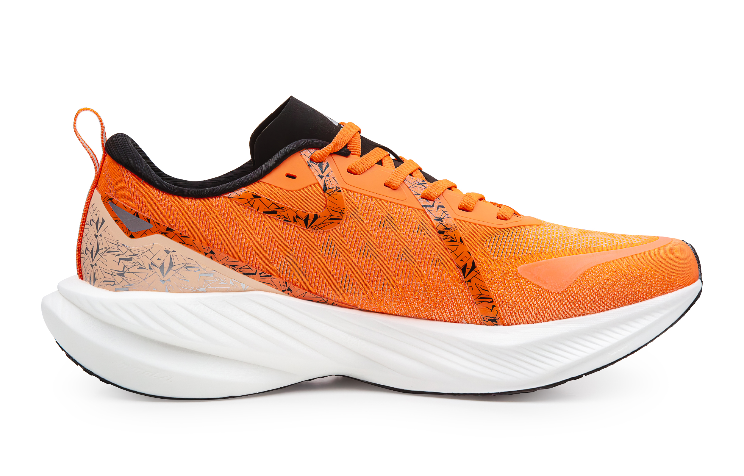 PEAK State Pole Running Shoes Unisex Low Top Fluorescent Intense Red