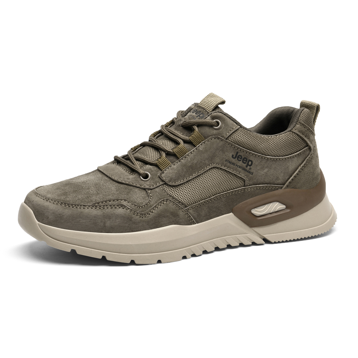 Jeep Fabric Breathable Low top Outdoor Shoes Men’s Brown