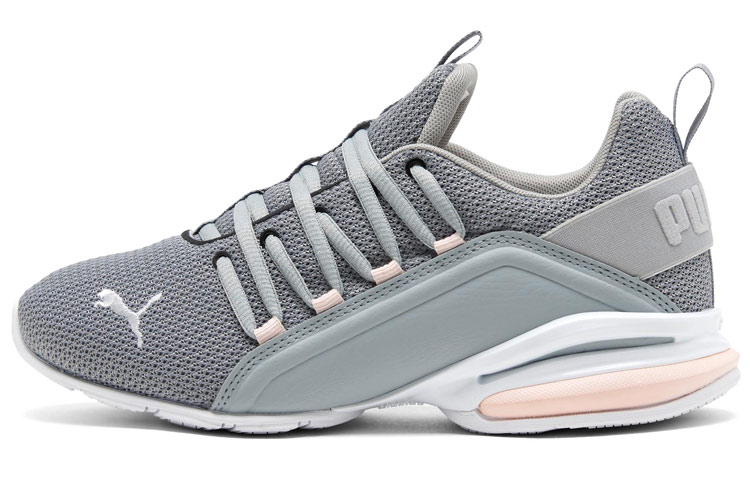 PUMA Axelion Running Shoes Women's Low Top Gray/Pink