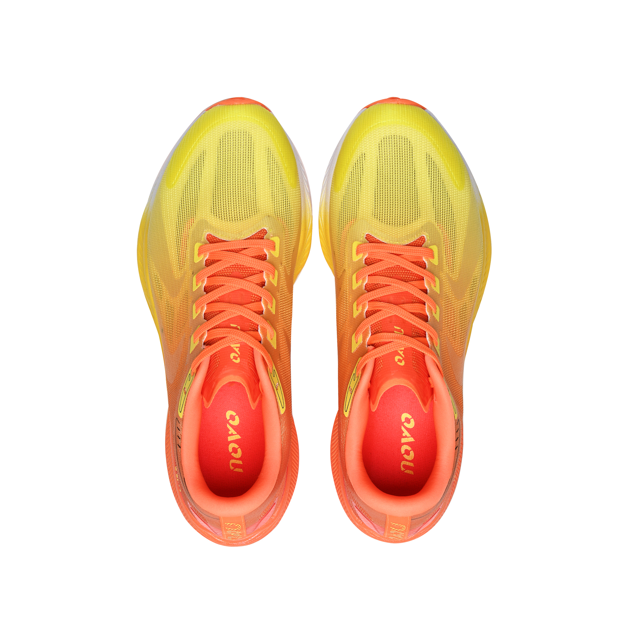 OAOU Running Shoes Unisex Orange Red Yellow Gradient