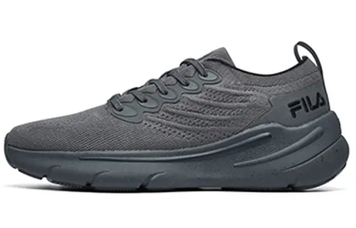 FILA Fashion Sneakers Fabric Low top Running Shoes Men's Gray