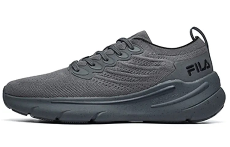FILA Fashion Sneakers Fabric Low top Running Shoes Men's Gray
