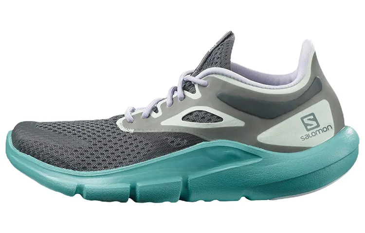 SALOMON Running Shoes Women's Low Top Gray/Blue