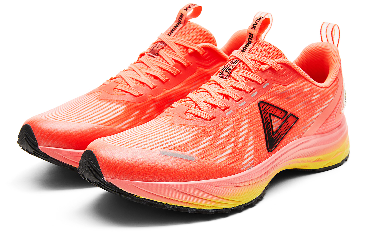 PEAK Abrasion Resistant Rebound Low top Training Running Shoes Men’s Fluorescent Water Red