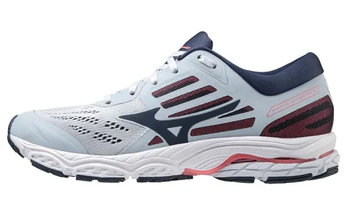 Mizuno Stream 2 Cushioning Slip Resistant Low top Running Shoes Women's Gray Blue Red