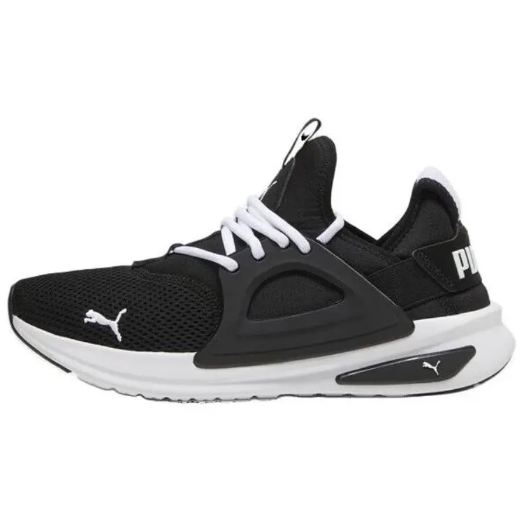 PUMA Softride Low top Casual City Commuting Running Shoes Unisex Black White