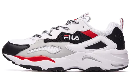 FILA Tracer Low Running Shoes Black/White/Red