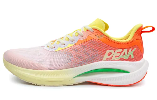 PEAK Running Shoes Men's Low Top Shiny Orange/Light Yellow