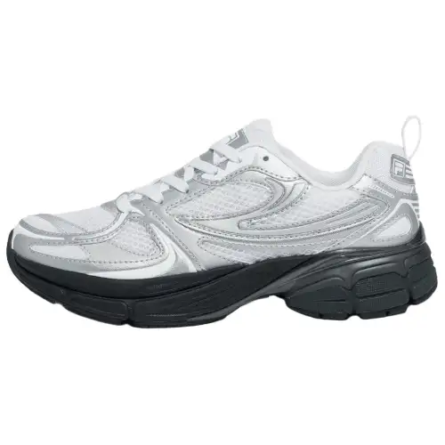 FILA Interrun V2 Soft And Comfortable Abrasion Resistant Low top Casual Running Shoes Unisex White