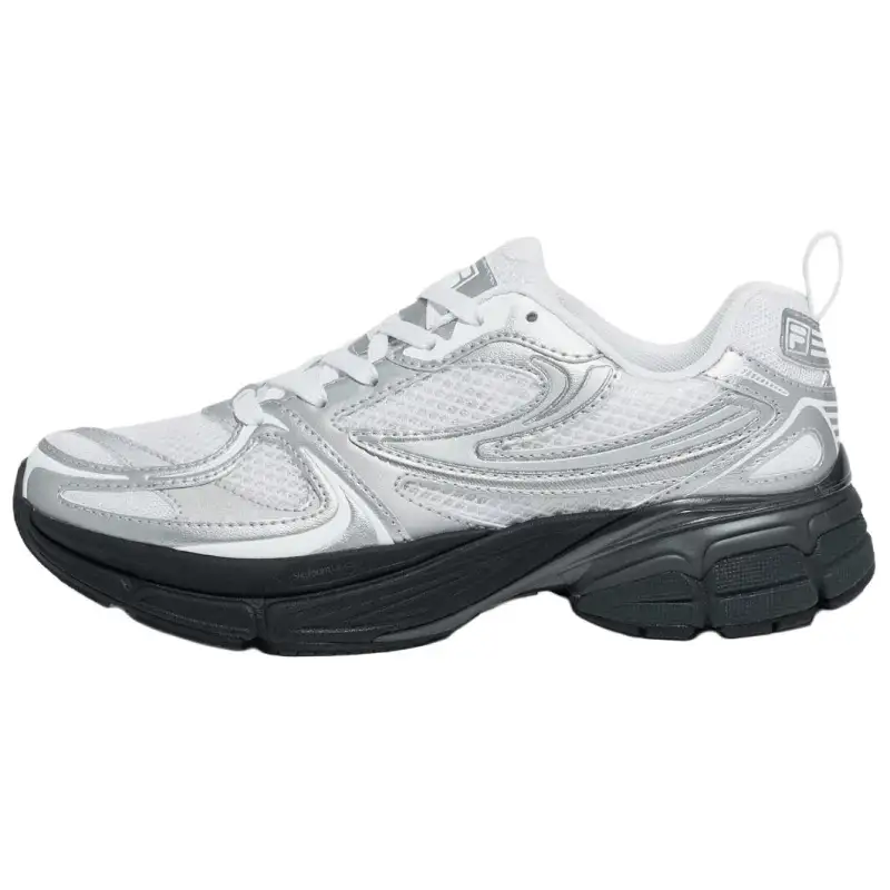 FILA Interrun V2 Soft And Comfortable Abrasion Resistant Low top Casual Running Shoes Unisex White