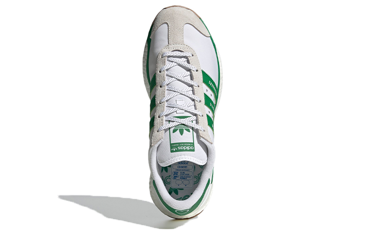 Мужские кроссовки Human Made x adidas originals Country (бело-зеленые) — фото 5