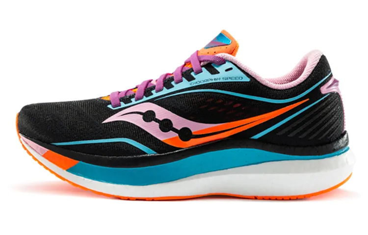 Saucony Endorphin Speed 1 Running Shoes Women's Low Top Black Colorful Blue