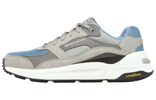 Skechers Global Jogger Casual Low top Running Shoes Men's Gray Blue