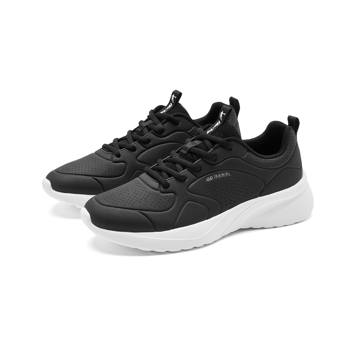 QIAODAN Cushioning Slip Resistant Abrasion Resistant Low top Running Shoes Women’s Black