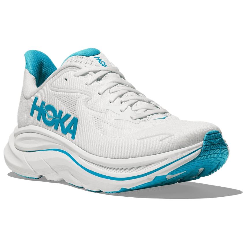 HOKA ONE ONE Clifton 10 White Skyward Blue