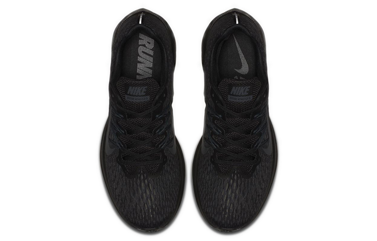 Мужские кроссовки Nike Zoom Winflo 5 (черные) — Чёрный — фото 4