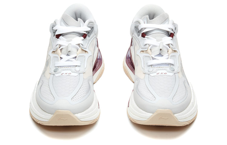 Li Ning Running Shoes Women’s Low Top White/Gray/Red