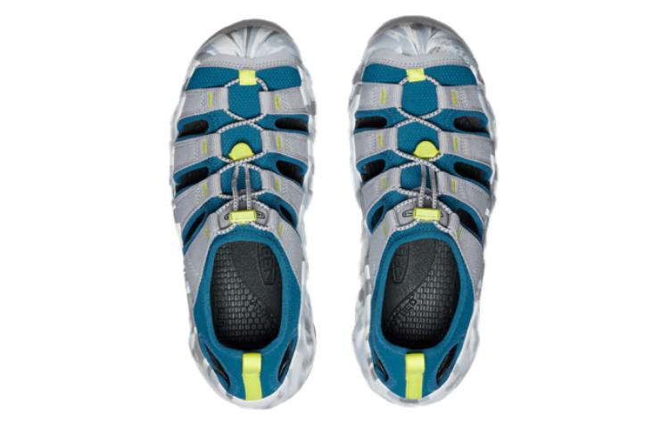 Keen HYPERPORT H2 Slip Resistant Abrasion Resistant Low top Outdoor Shoes Men’s Gray Blue