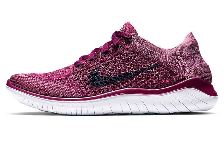 Nike Free Rn Flyknit 2018 Raspberry Red Women's