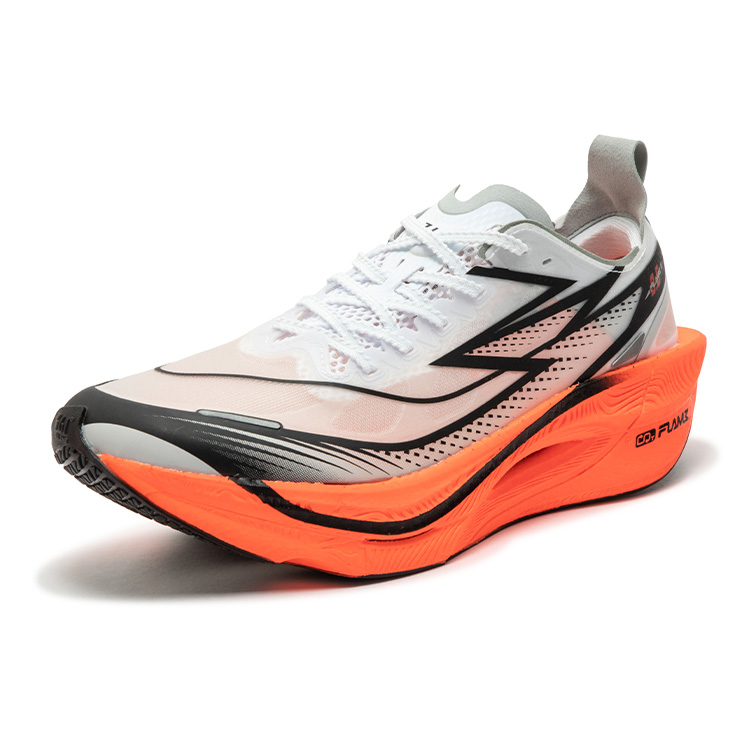 361° Flame 3 .5 Low top Running Shoes Unisex White Orange