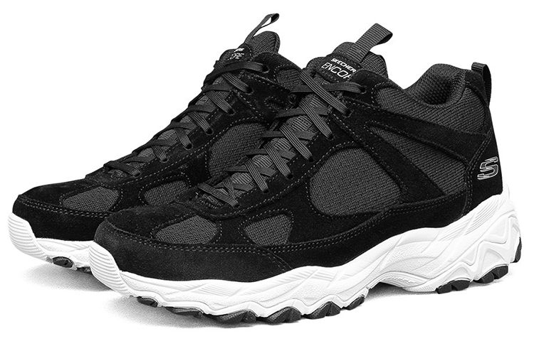 Женские кроссовки Skechers D'LITES (черные) — фото 3