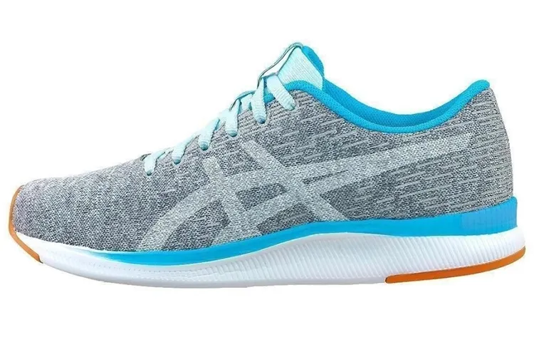 Asics Streetwise Casual Low top Running Shoes Women's Gray Blue Orange