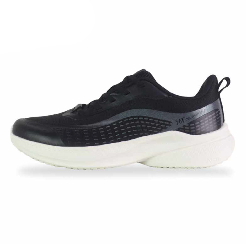 361° Breathable And Lightweight Low top Casual Running Shoes Men’s Black Gray