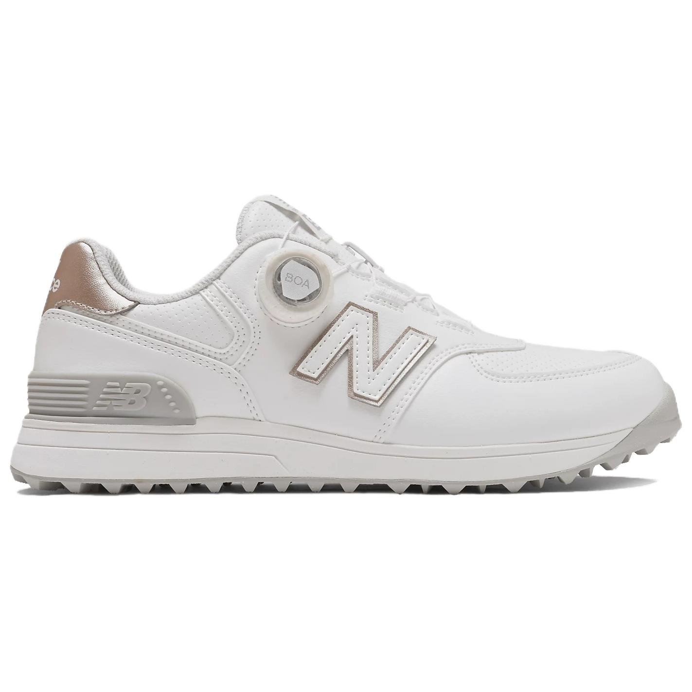 New Balance NB 574 V4 Golf Shoes Women’s White Gold
