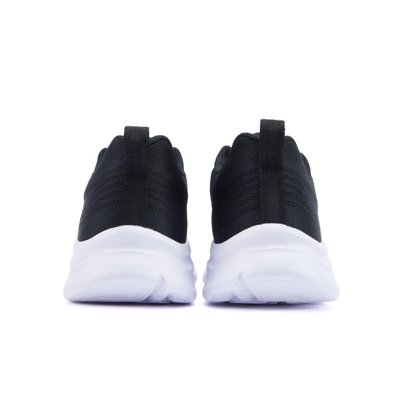 XTEP Cushioning Rebound Lightweight Slip Resistant Low top Casual City Commuting Training Running Shoes Men’s Black