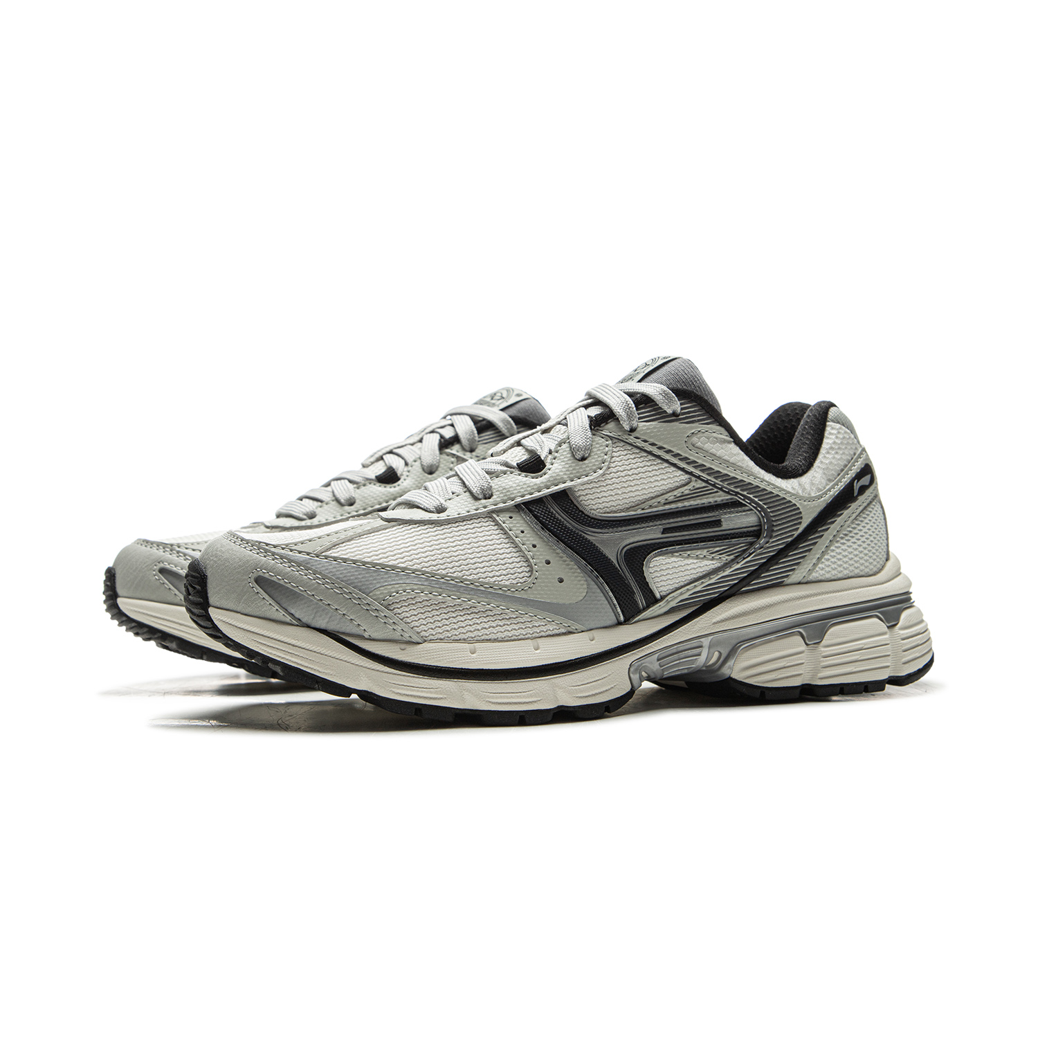 Li Ning Pentium P1000 Fabric Low top Running Shoes Women’s Gray White