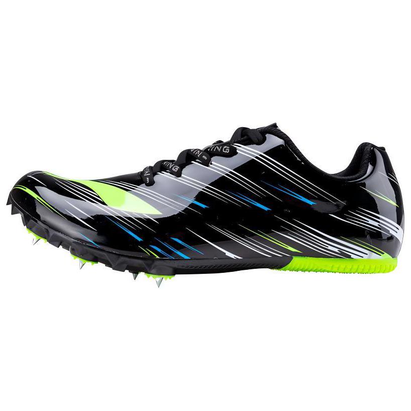 Li Ning Cushioning Slip Resistant Cushioning Slip Resistant Low top Running Shoes Unisex Black Green