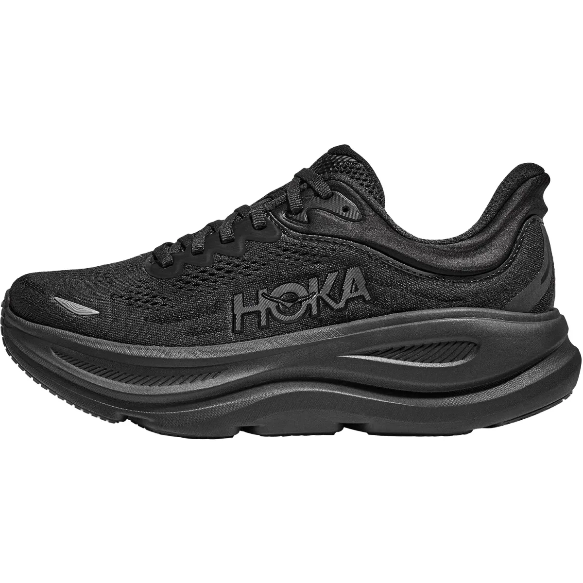 HOKA ONE ONE Bondi 9 Comfortable Synthetic Leather Slip Resistant, Abrasion Resistant, Breathable Low top