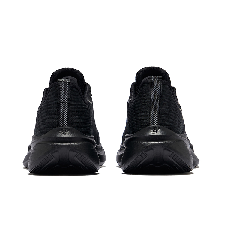 Erke Cushioning Rebound Breathable Low top Running Shoes Men’s Jet Black