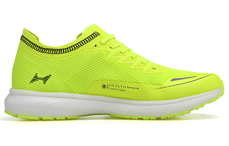 HEALTH 5019S Running Shoes Unisex Low Top Neon Yellow