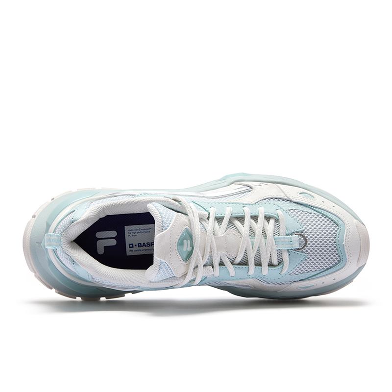 FILA FUSION BIANCO IV Candy Shoes 4 Low top Running Shoes Women’s Blue White