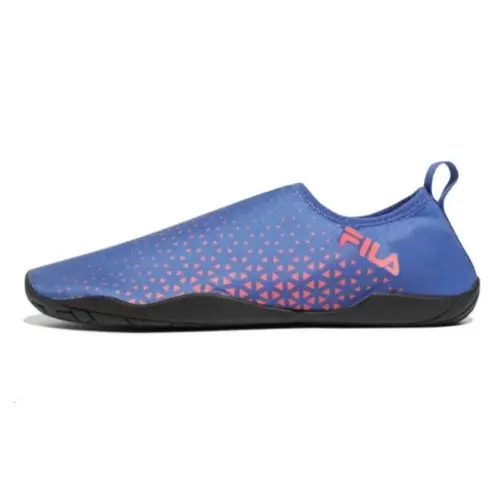FILA Slick Slide Slick Aqua Cushioning Breathable Low top Outdoor Shoes Unisex Blue