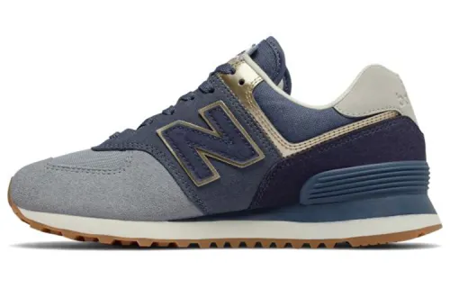 New Balance 574 Metallic Patch Blue Women's