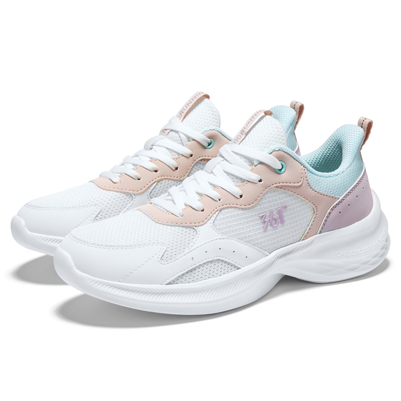 361° Low top Casual Running Shoes Women’s Feather White Sheer Blue