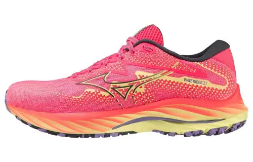 Mizuno Women's Wave Rider 27 'High Vis Pink'