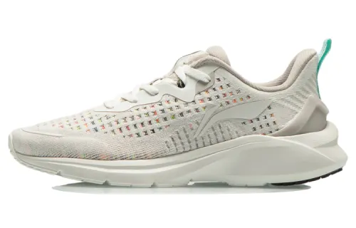 Li Ning Casual Abrasion Resistant Slip Resistant Low top Running Shoes Women's Mist White