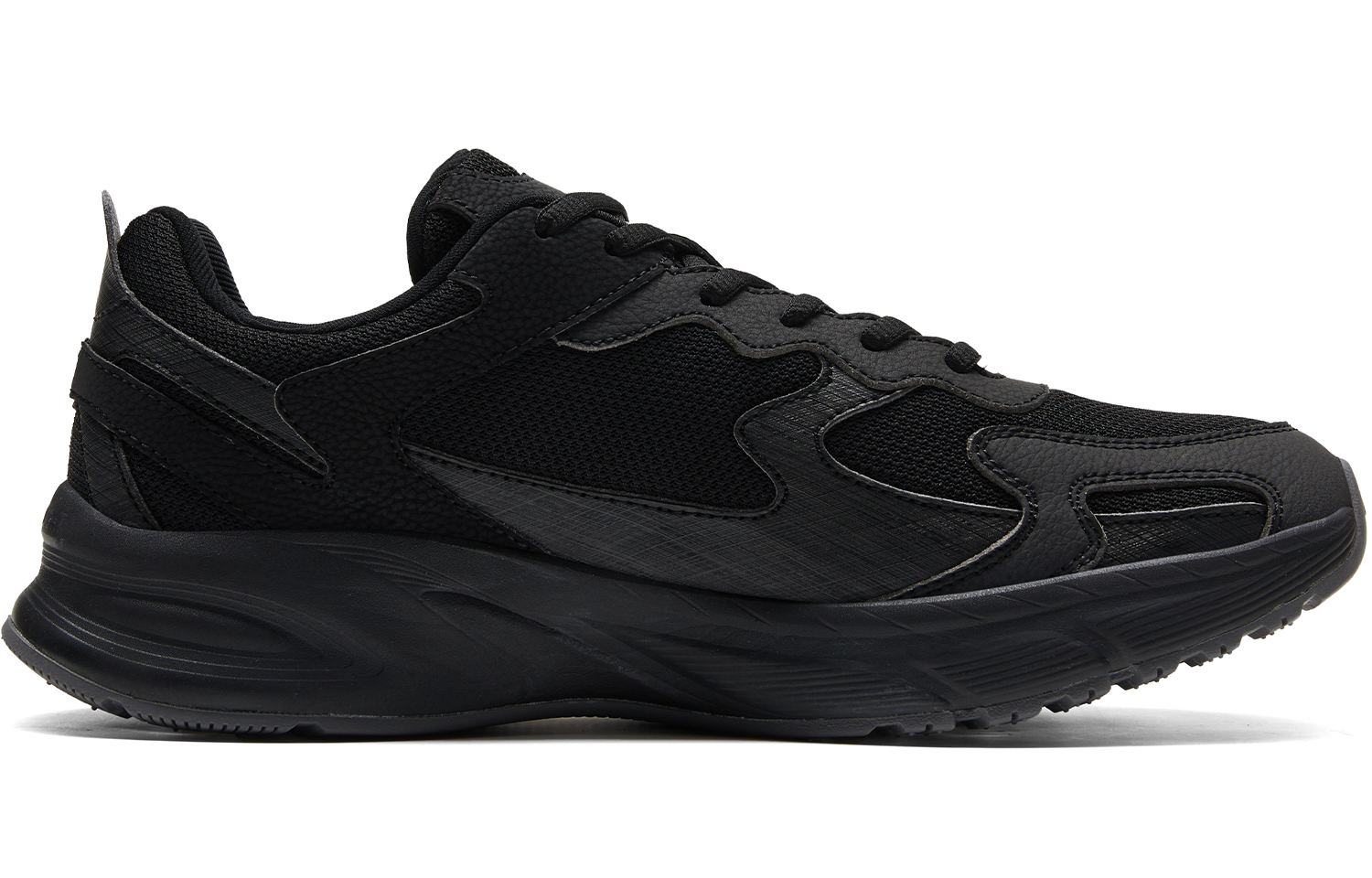 PEAK OG 7000 Cushioning Abrasion Resistant Breathable Low Top Running Shoes Men’s Black