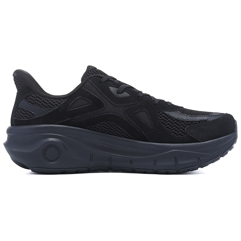 BMAI Expedition Thick Path Leather, Mesh Cushioning Support Breathable Slip Resistant Running Shoes Women’s Black