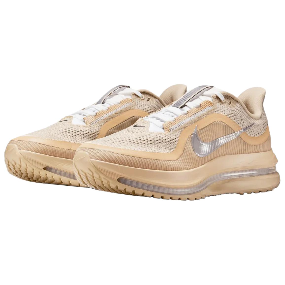 Nike Pegasus Premium Fabric Breathable Casual Running Shoes Unisex Beige