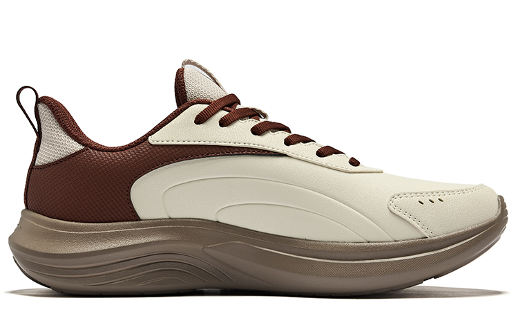 Erke Cushioning, Wear Resistant Low top Casual Running Shoes Men’s Pumice Gray Mocha