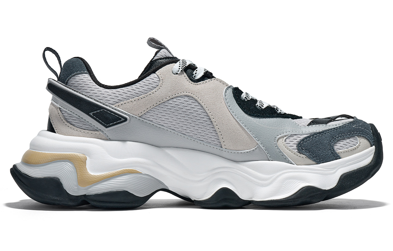 Kappa Slip Resistant Abrasion Resistant Slip Resistant Abrasion Resistant Low top Running Shoes Unisex Gray Brown